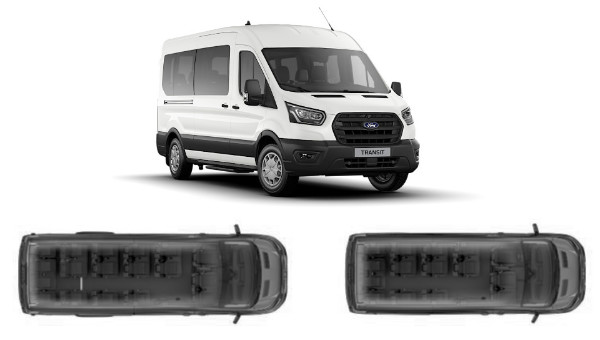 Ford Transit Bus Modellvariante mit extra Sitzen
