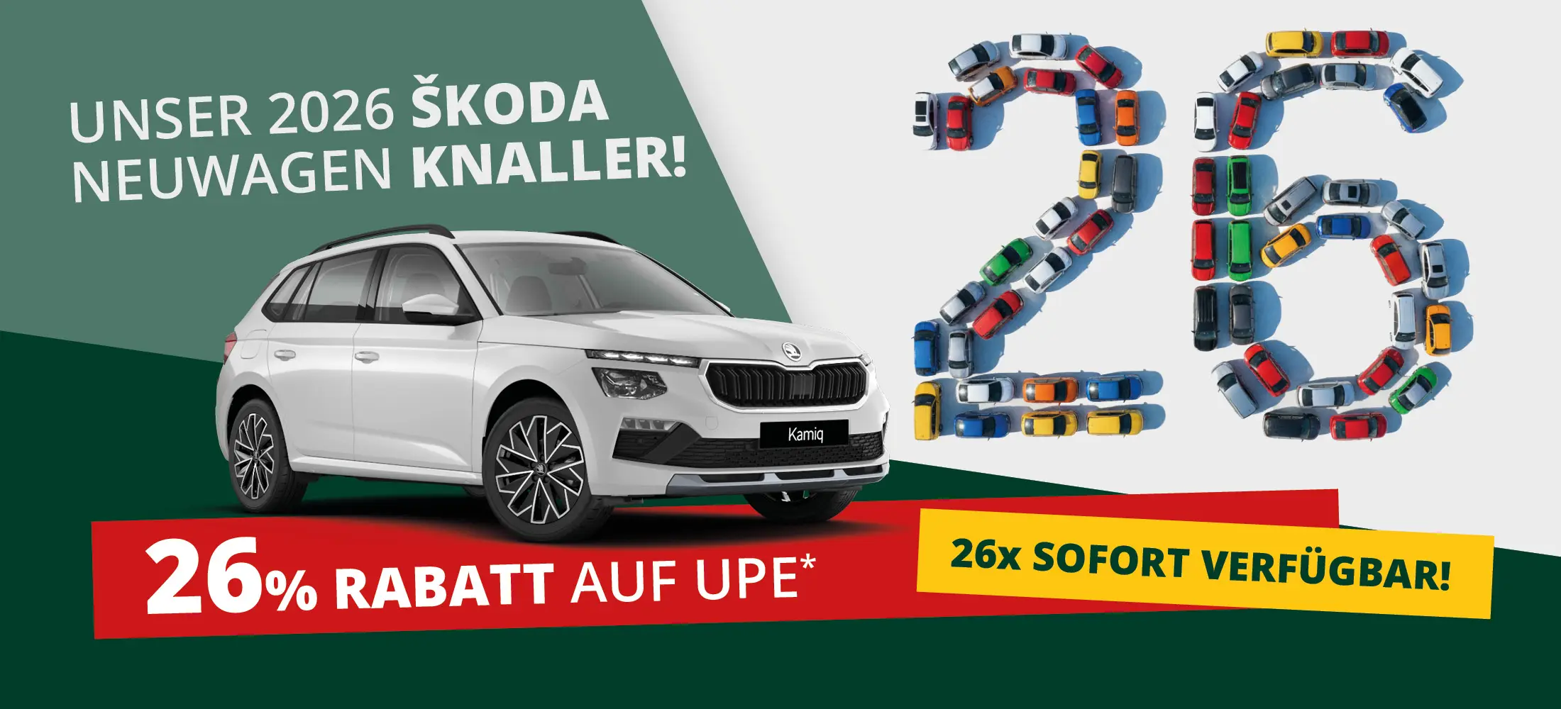 Unser Škoda Neuwagen Knaller