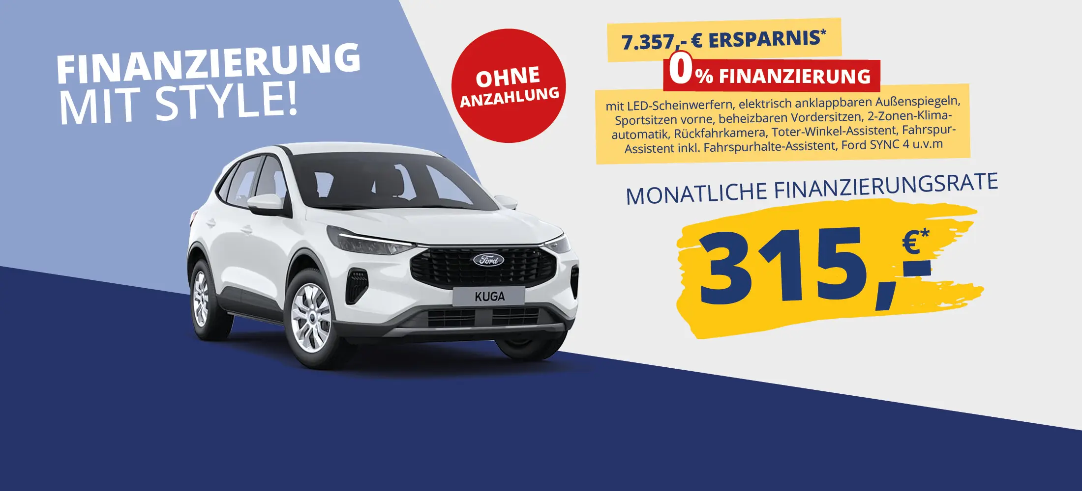 Ford 0%-Aktion - Ford Kuga Style