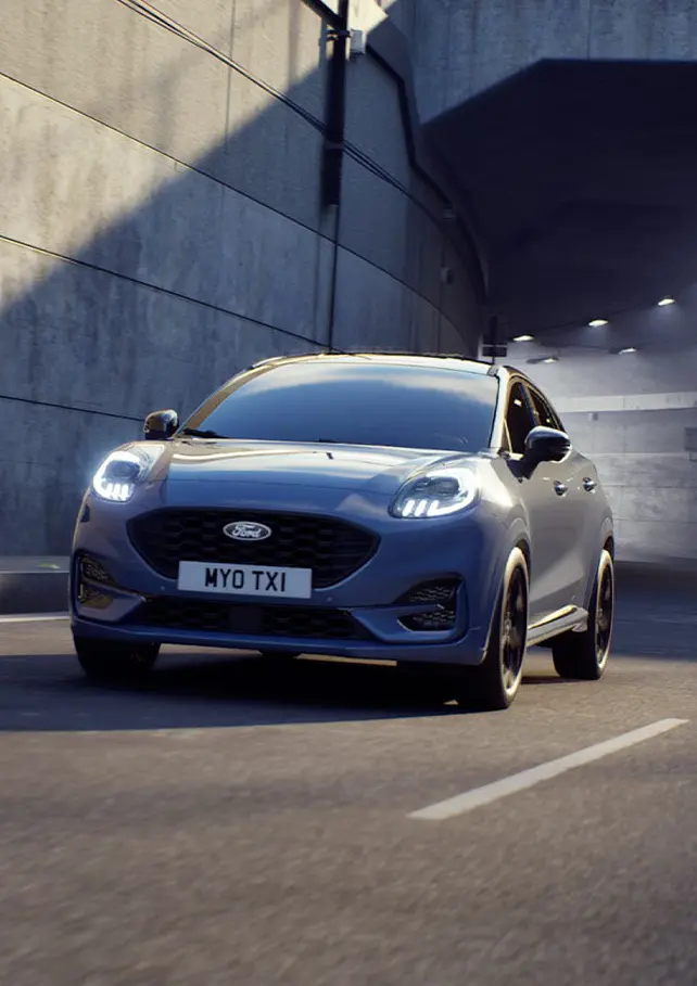 Der Ford Puma BlueCruise - Frontansicht- Jetzt den Puma bei deinem Ford Autocenter Mothor in Brandenburg, Stendal oder Gardelegen leasen