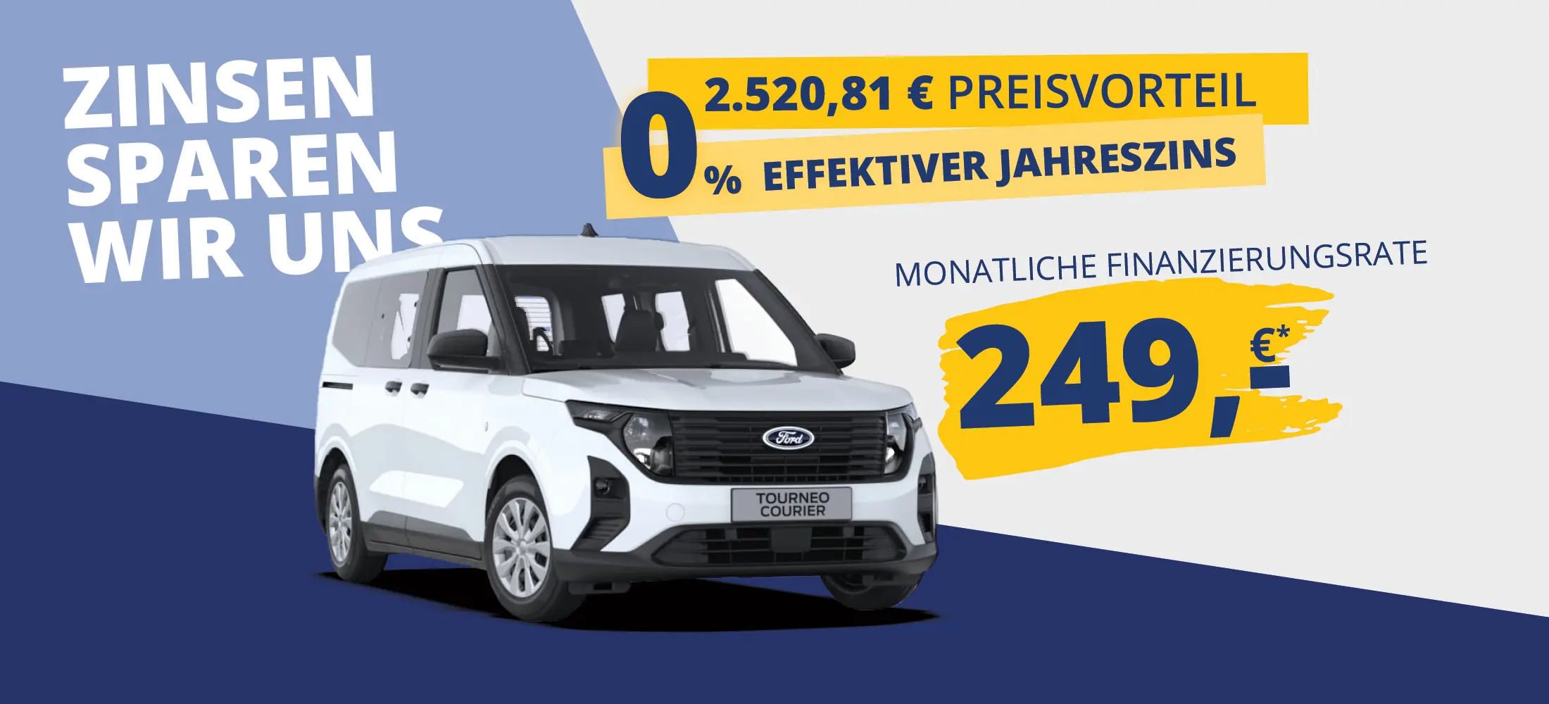 Ford Tourneo Courier Trend - 0% Finanzierung im Autohaus Mothor in Stendal, Gardelegen und Brandenburg