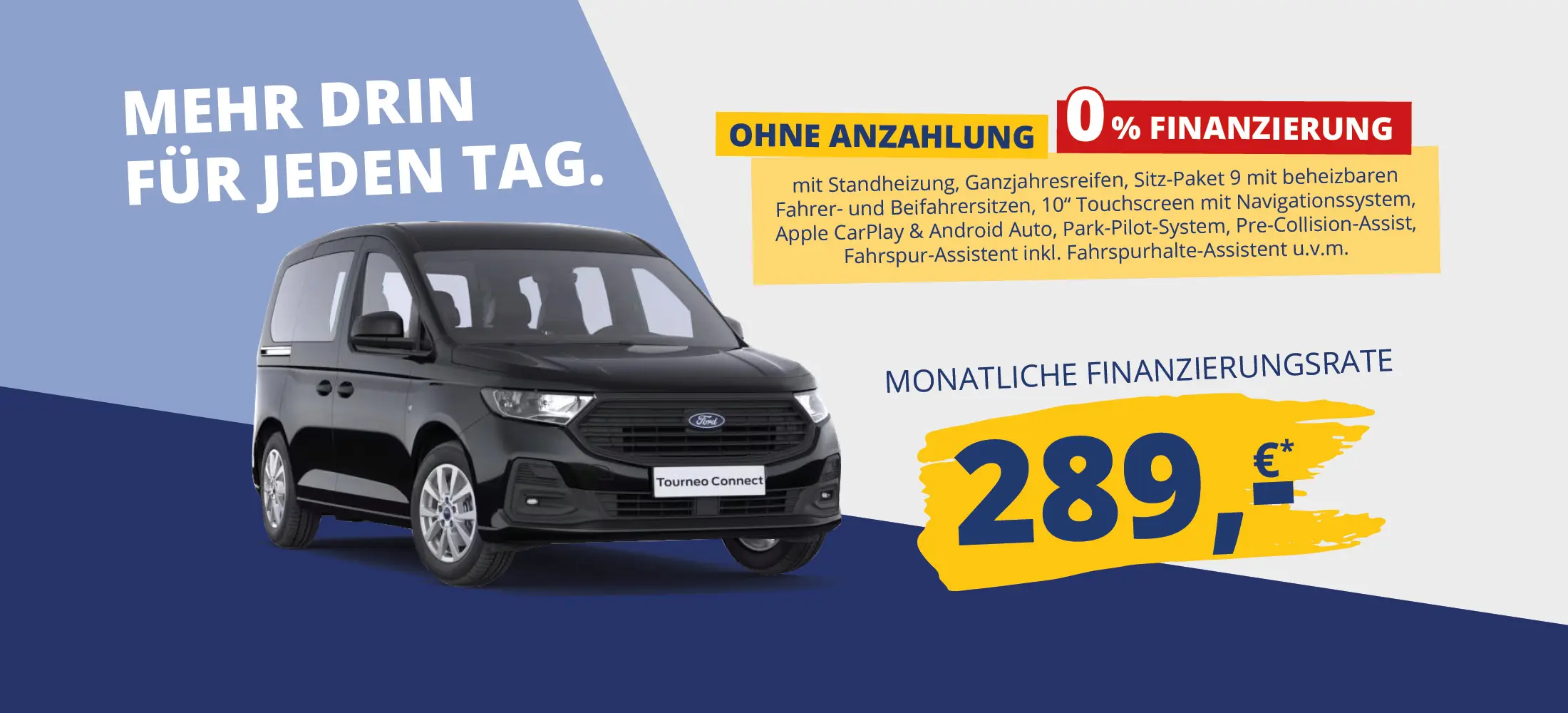 Ford 0%-Aktion - Tourneo Connect