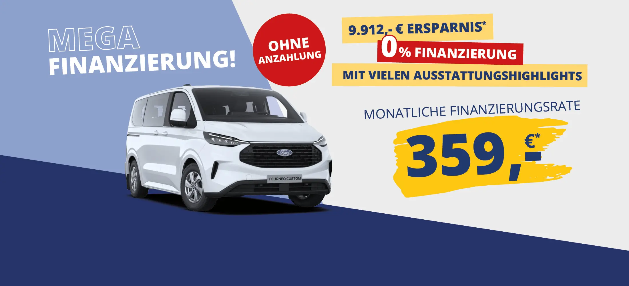 Ford 0%-Aktion - der Tourneo Custom