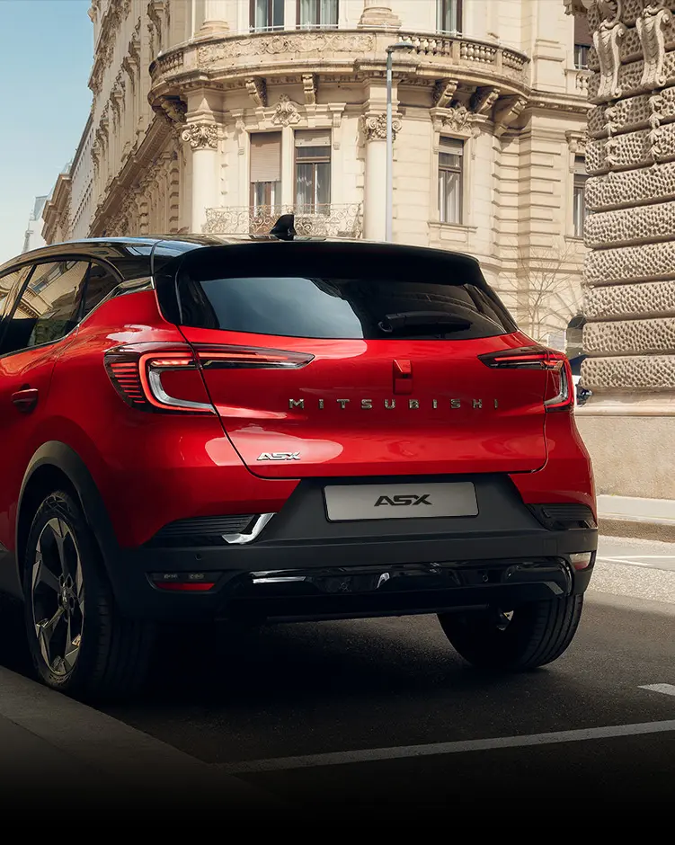 Der neue Mitsubishi ASX - Heckansicht- Jetzt deinen Mitusbishi bei deinem Mitsubishi Autohaus Mothor in Stendal, Gardelegen oder Brandenburg leasen, finanzieren oder kaufen!
