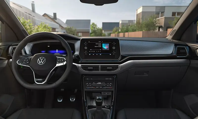 Der Volkswagen T-Cross Energy - das Cockpit - Jetzt den VW T-Cross Energy bei deinem Volkswagen Autohaus Mothor in Brandenburg leasen