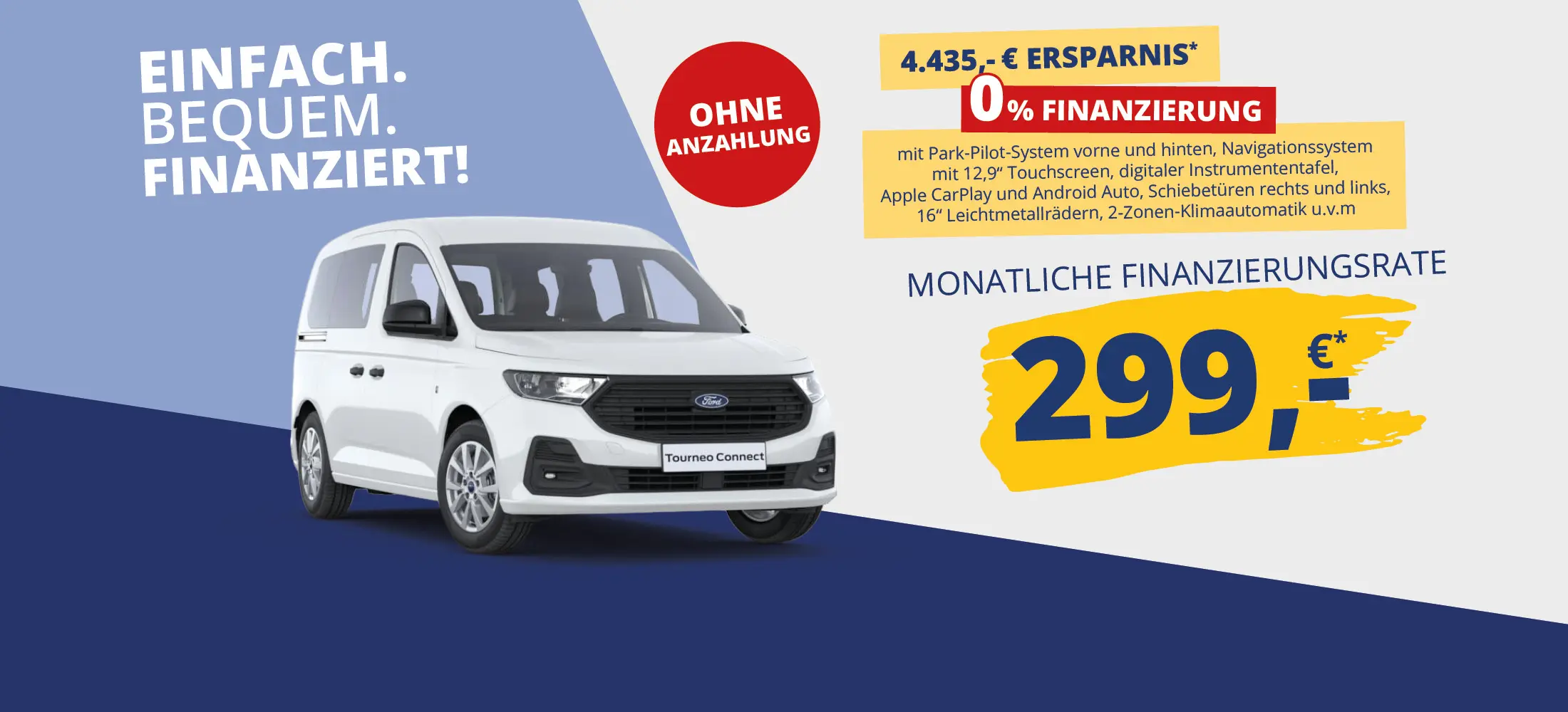 Ford 0%-Aktion - Tourneo Connect
