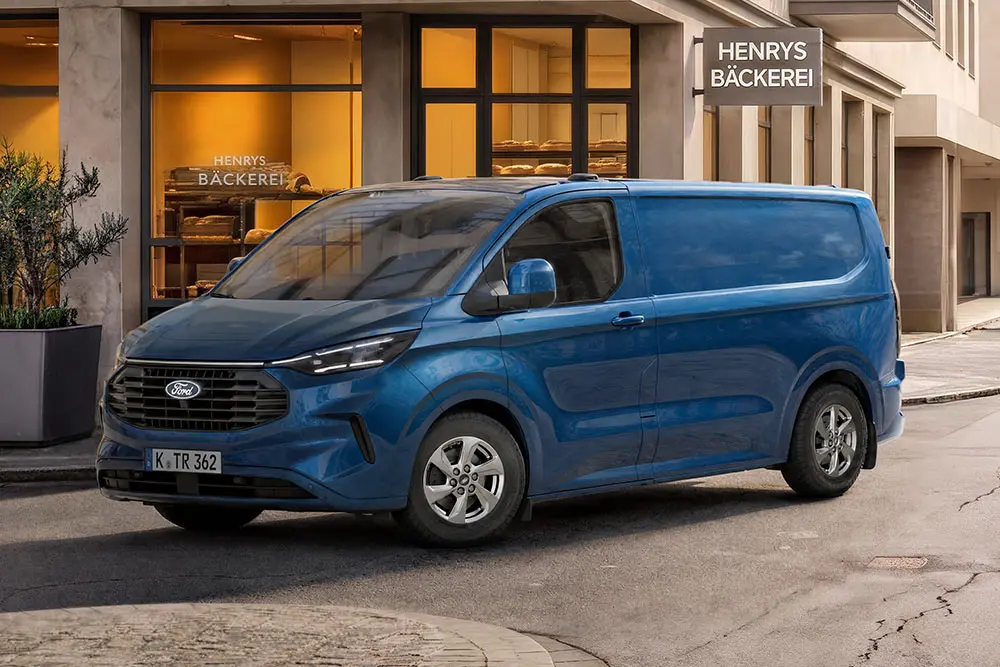 Ford Transit Custom - Ansicht des Ford Transit von außen - Ford im Autocenter Mothor in Stendal, Gardelegen und Brandenburg kaufen, leasen oder finanzieren.