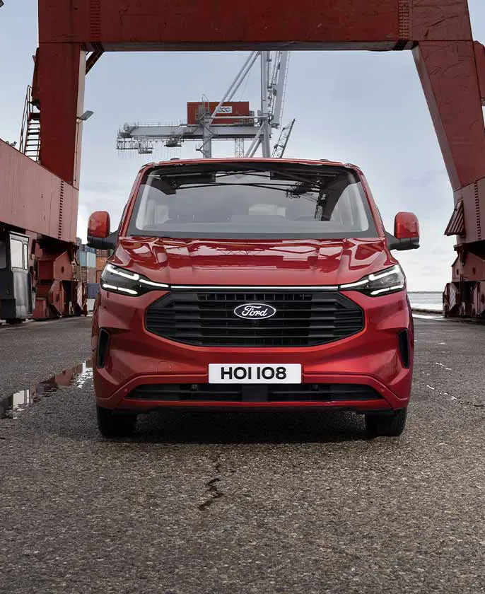 Ford Transit Custom - Frontansicht - Ford im Autocenter Mothor in Stendal, Gardelegen und Brandenburg kaufen, leasen oder finanzieren.