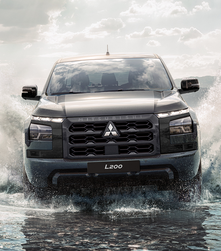 Der Mitsubishi L2000 - Frontansicht- Jetzt bei deinem Mitsubishi Autohaus Thormann / Mothor in Stendal, Gardelegen oder Brandenburg leasen oder kaufen!