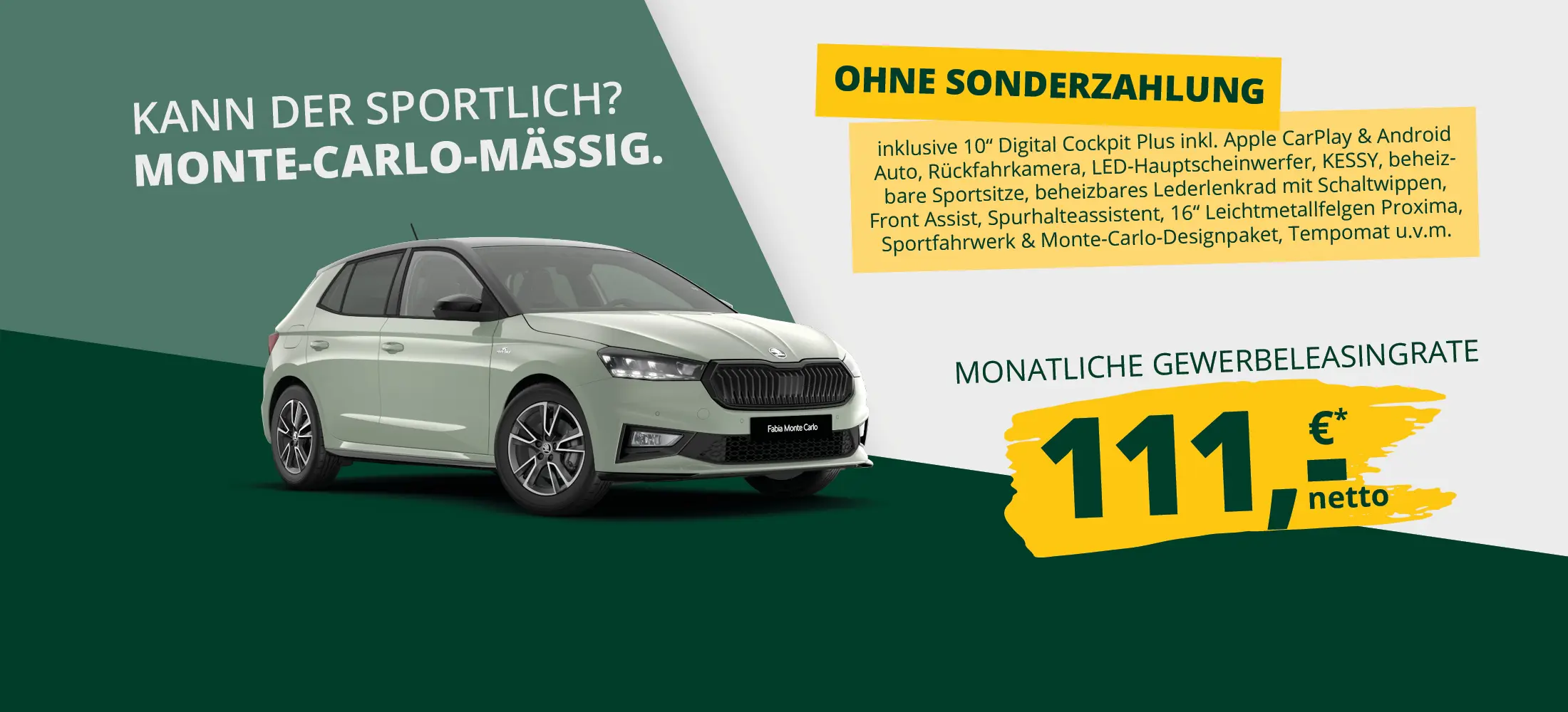 Škoda Fabia Monte Carlo