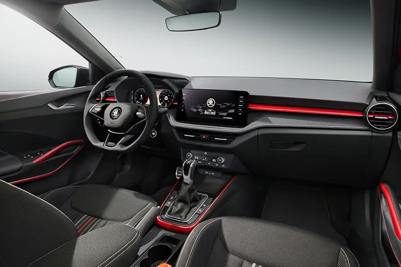 Der Skoda Fabia - Innenansicht- Jetzt den Fabia bei deinem Skoda Autohaus Thormann / Mothor in Stendal, Gardelegen oder Brandenburg kaufen oder leasen!