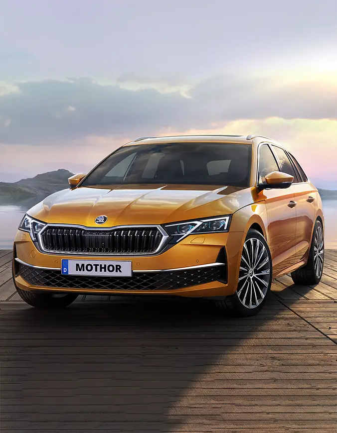 Skoda Octavia Combi Selection - Außenansicht - jetzt in Ihrem Skoda Autohaus in Brandenburg, Stendal oder Gardelegen kaufen oder leasen.