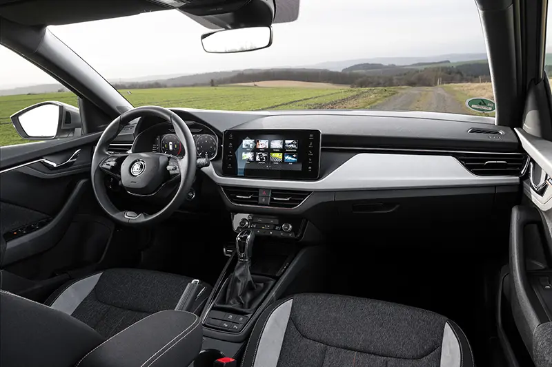 Der Skoda Scala - das Cockpit - Jetzt bei deinem Skoda Autohaus Thormann / Mothor in Stendal, Gardelegen oder Brandenburg leasen!