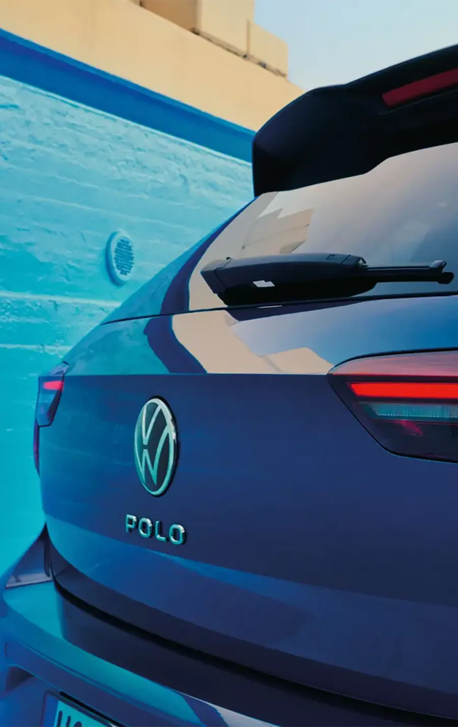 Der Volkswagen Polo Life - Heckansicht- Jetzt den VW Polo bei deinem Volkswagen Autohaus Mothor in Brandenburg leasen
